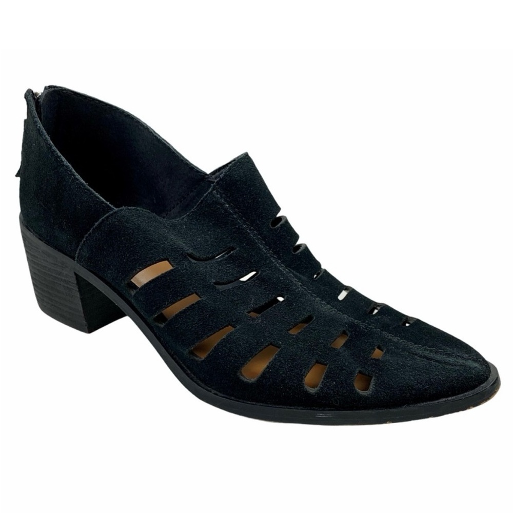 1.STATE Cutout Ilee Black Ankle Booties Boots 11